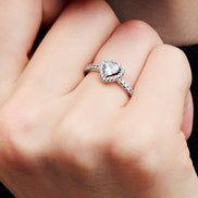 Ring Herz Silber