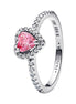TIMELESS Ring Zirkoniaherz pink
