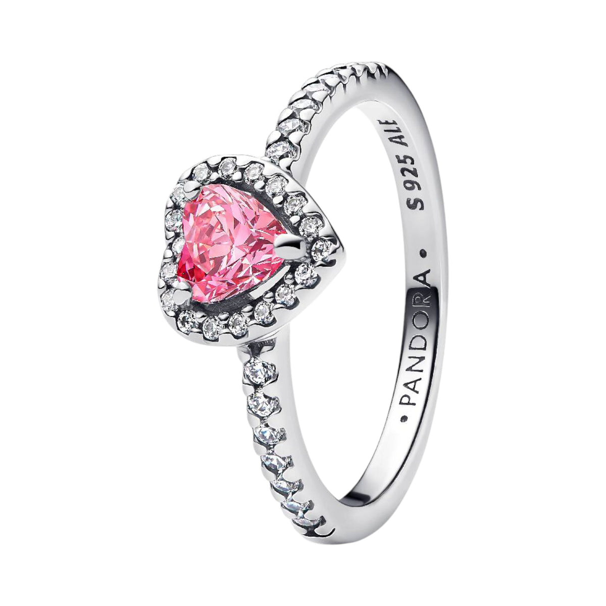 TIMELESS Ring Zirkoniaherz pink