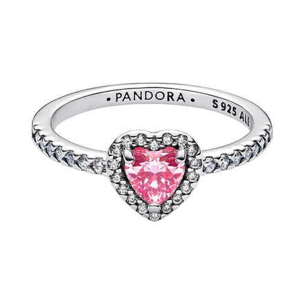 TIMELESS Ring Zirkoniaherz pink