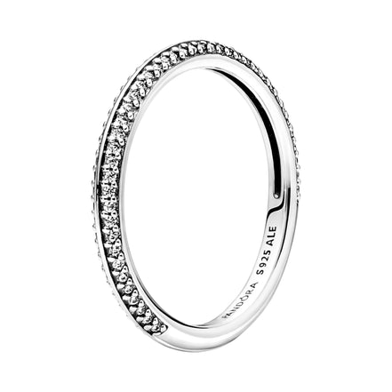 ME Ring Pavé Silber Zirkonia