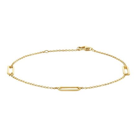 Armband aus 585er Gold mit Gliederelementen