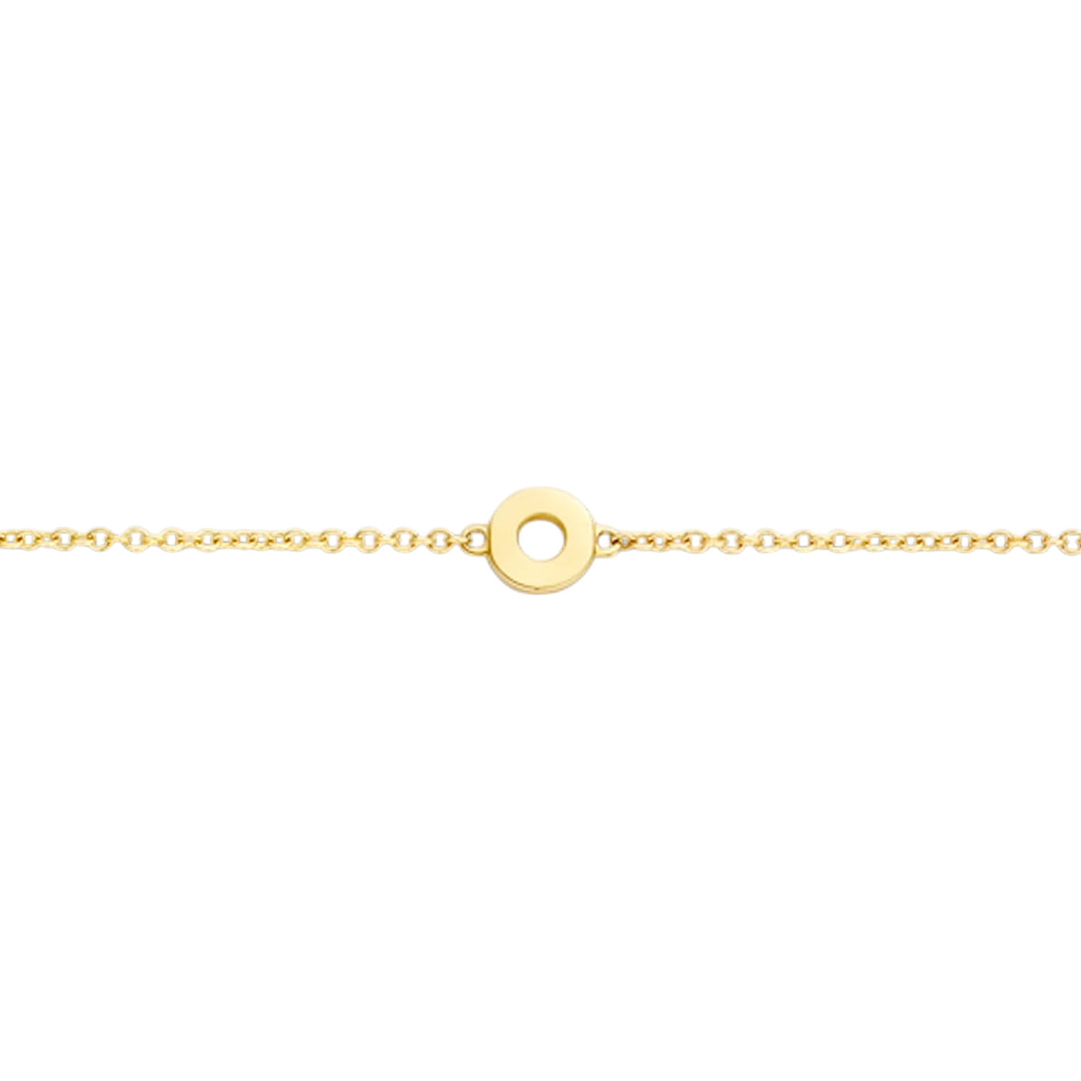 Armband aus 585er Gold mit ringförmigen Elementen