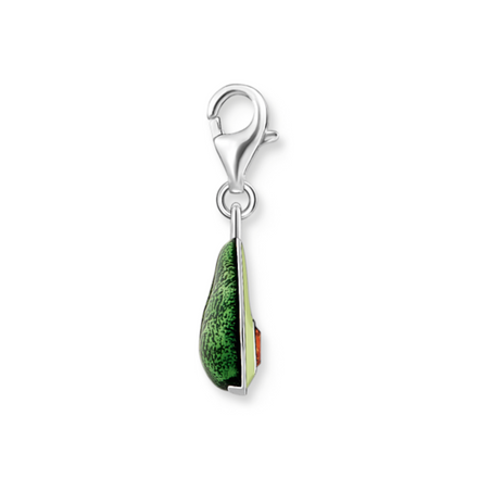 Charm-Anhänger Avocado silber