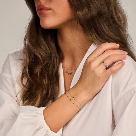 Armband aus 585er Gold mit runden Plättchen
