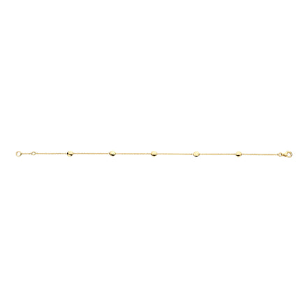 Armband aus 585er Gold mit runden Plättchen