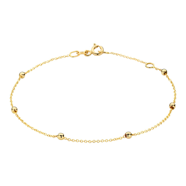 Armband aus 585er Gold mit Kugeln