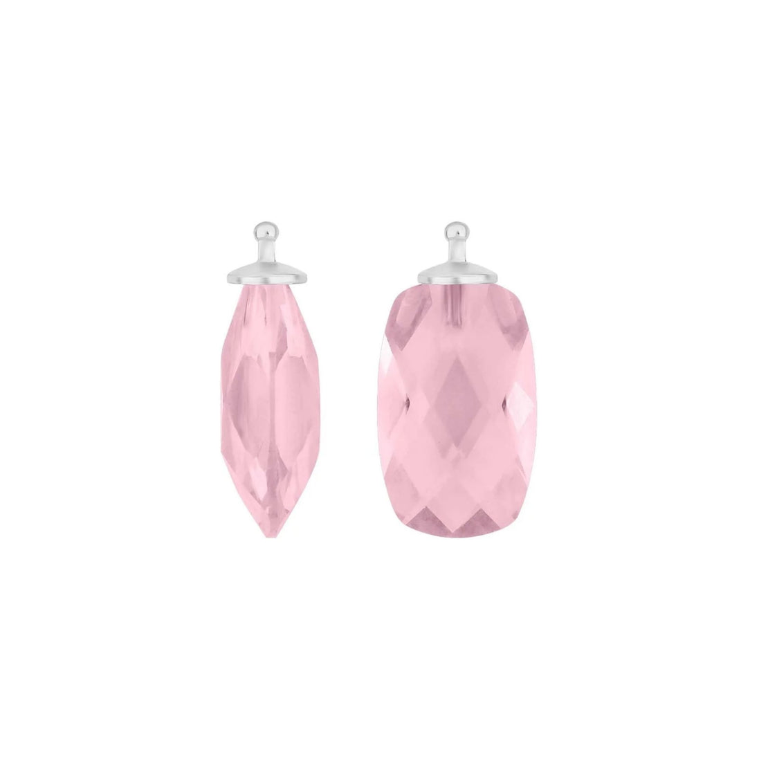 System-Anhänger Glas Rosa