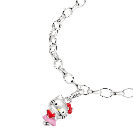 X HELLO KITTY Charm Hello Kitty Herz