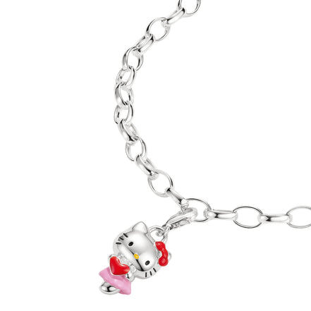 X HELLO KITTY Charm Hello Kitty Herz