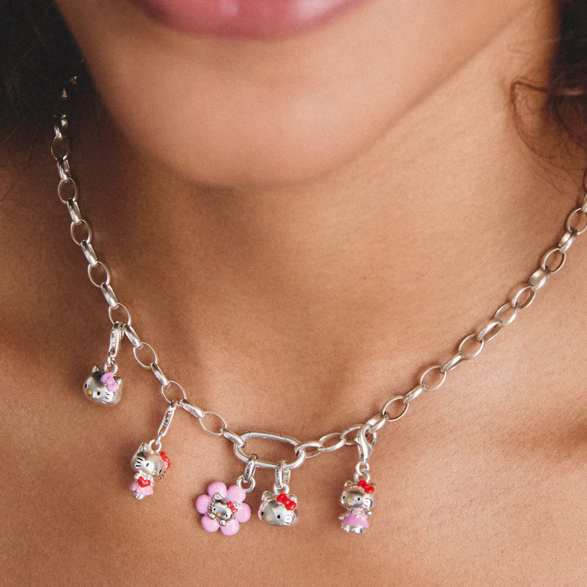 X HELLO KITTY Charm Hello Kitty Pink