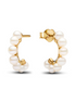 TIMELESS Creolen aus Perlen Gold
