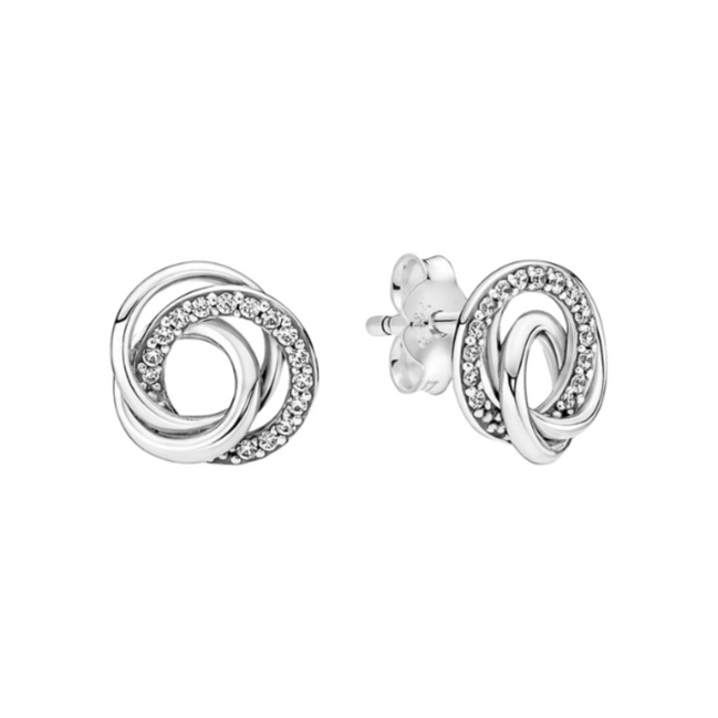 Ohrstecker Always Together Silber mit Zirkonia 291