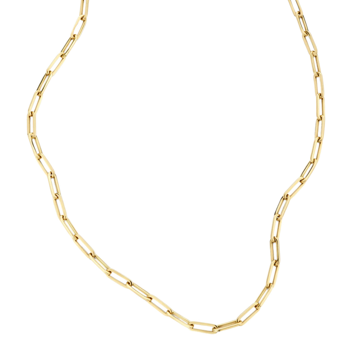 Halskette aus 585er Gold mit größeren Kettengliedern