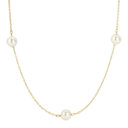 Kette 585er Gelbgold mit Perlen