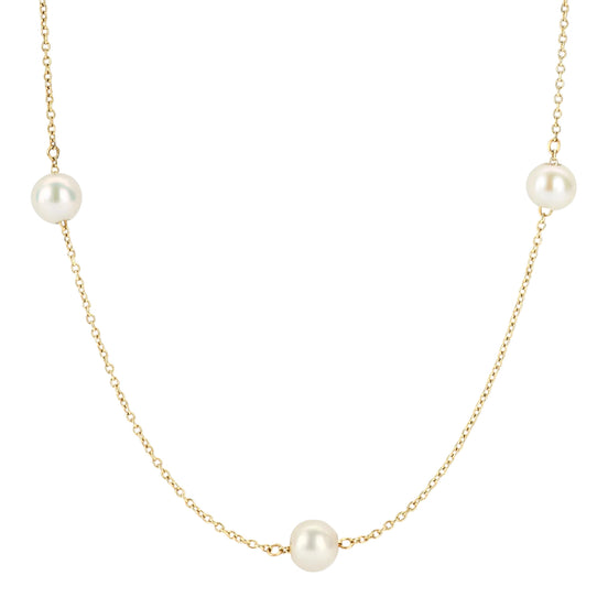 Kette 585er Gelbgold mit Perlen