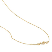 Halskette aus 585er Gold mit Zirkonia-Anhänger