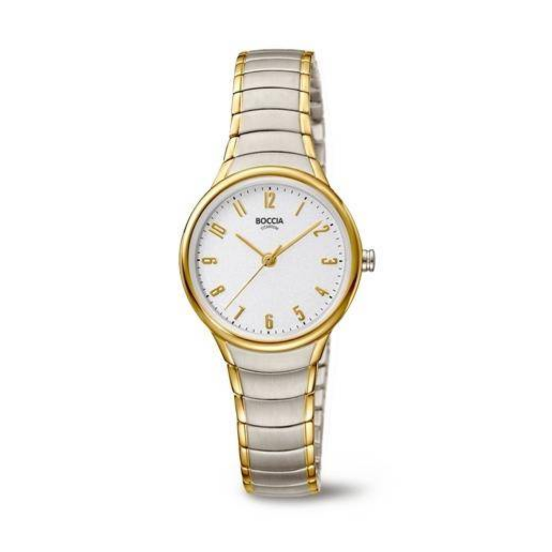 Damenuhr Titanium Bicolor goldfarben