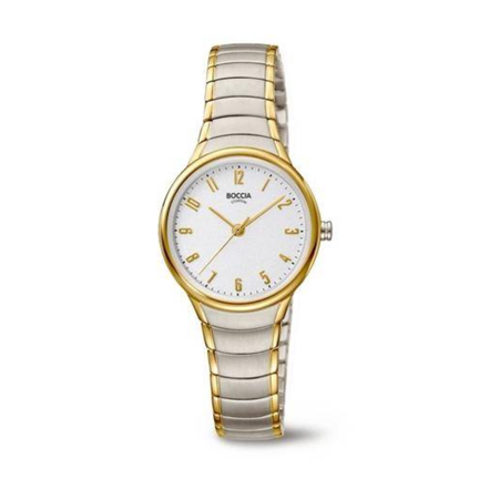 Damenuhr Titanium Bicolor goldfarben