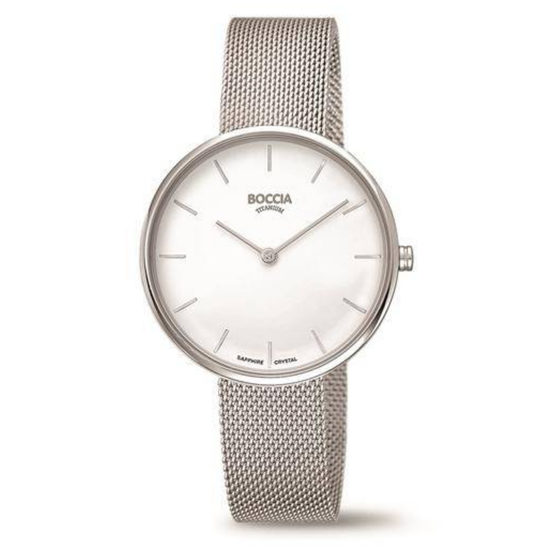 Damenuhr Titanium Edelstahlband, silber