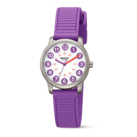 Titanium Kinderuhr lila/weiß