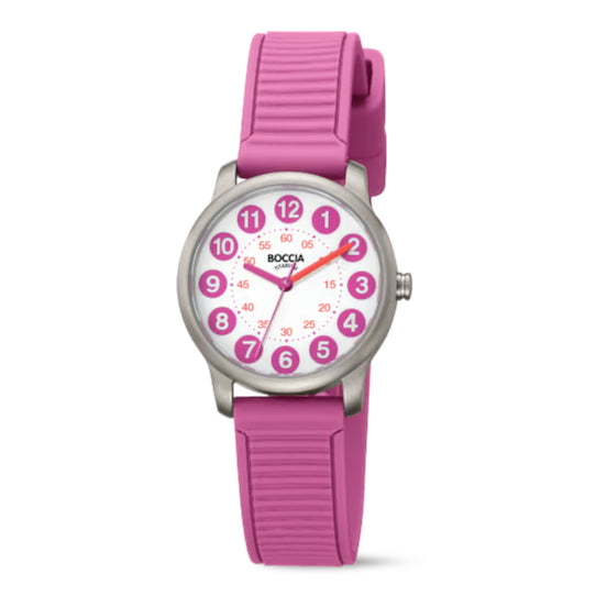 Titanium Kinderuhr pink/weiß