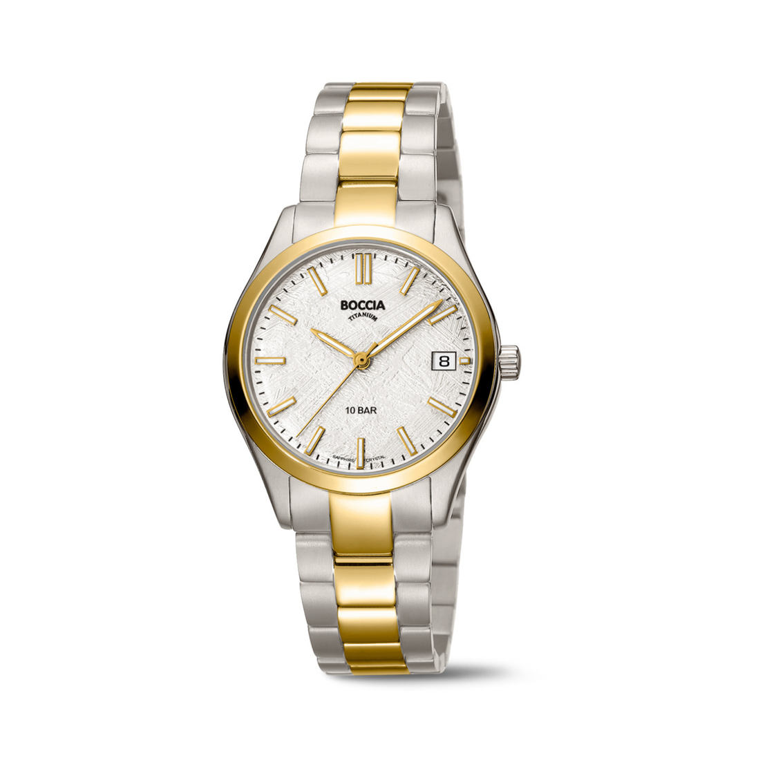 Damenuhr Classic bicolor weiß