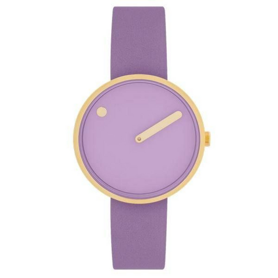 Uhr Leder Lila