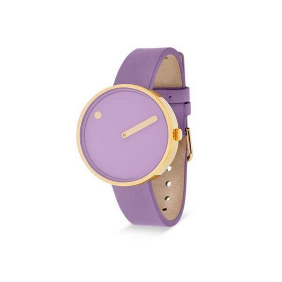 Uhr Leder Lila