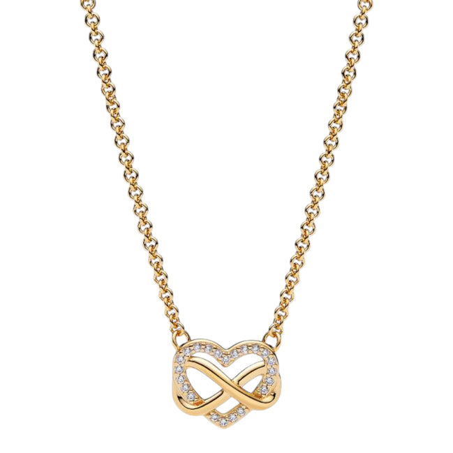 MOMENTS Collier Unendlichkeits-Herzen