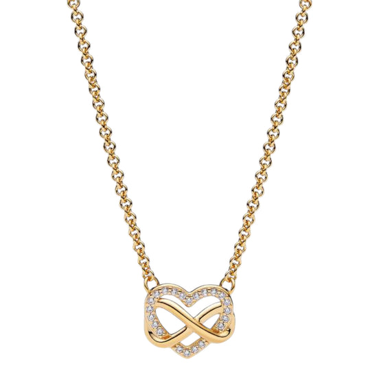 MOMENTS Collier Unendlichkeits-Herzen