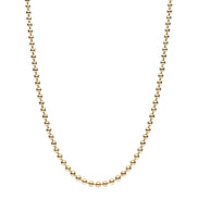 Vergoldete Kugelhalskette