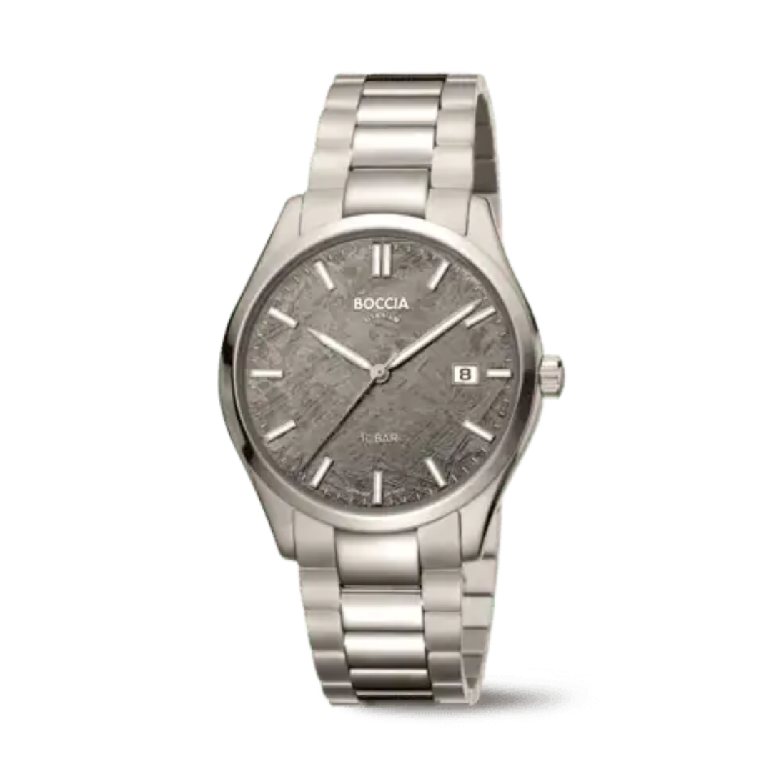 Herrenuhr Classic silberfarben grau