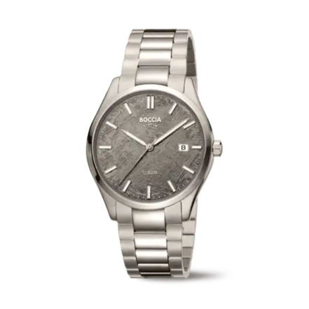 Herrenuhr Classic silberfarben grau