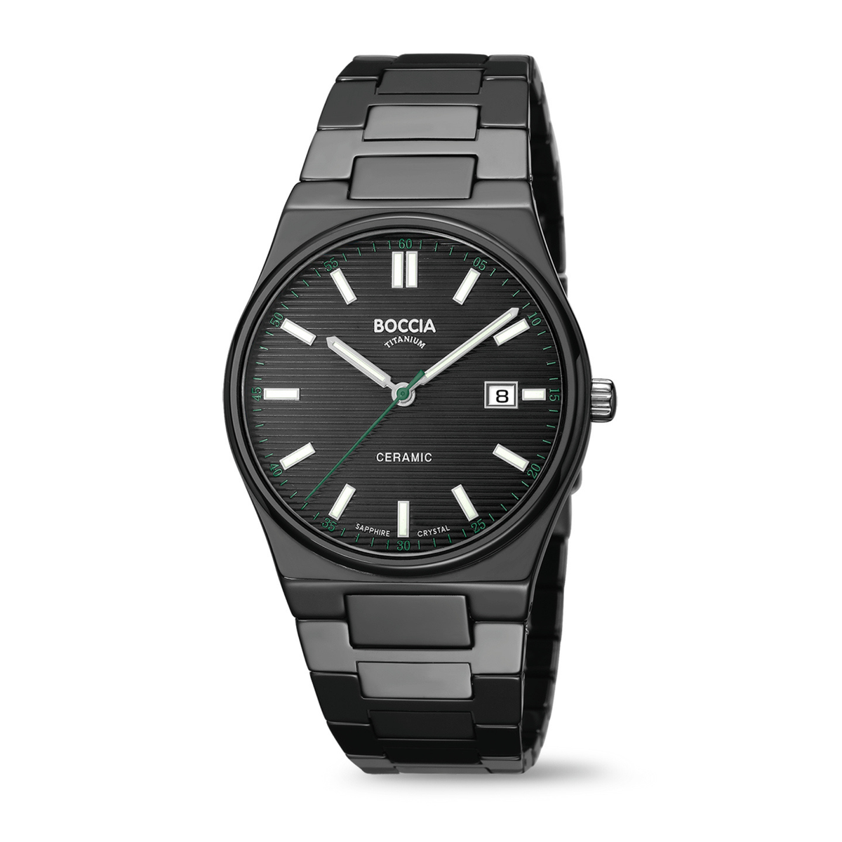 Herrenuhr Ceramic schwarz