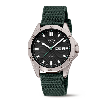Titanium Herrenuhr Sport dunkelgrün