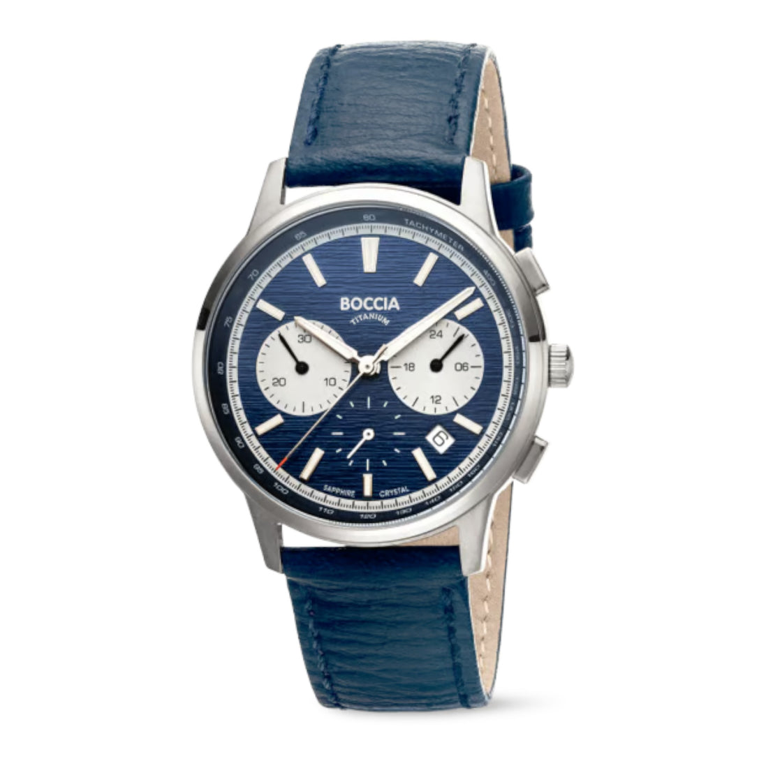 Herrenuhr Sport Chronograph blau