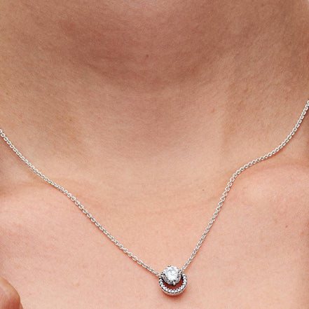 MOMENTS Collier mit funkelnden Steinen