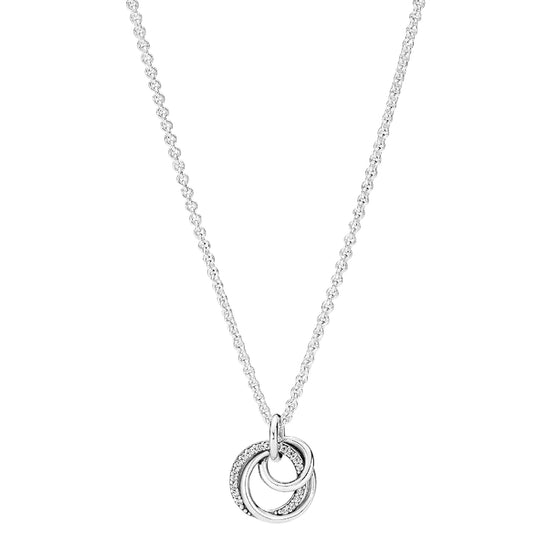 Halskette Always Together Silber mit Zirkonia