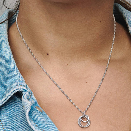 Halskette Always Together Silber mit Zirkonia