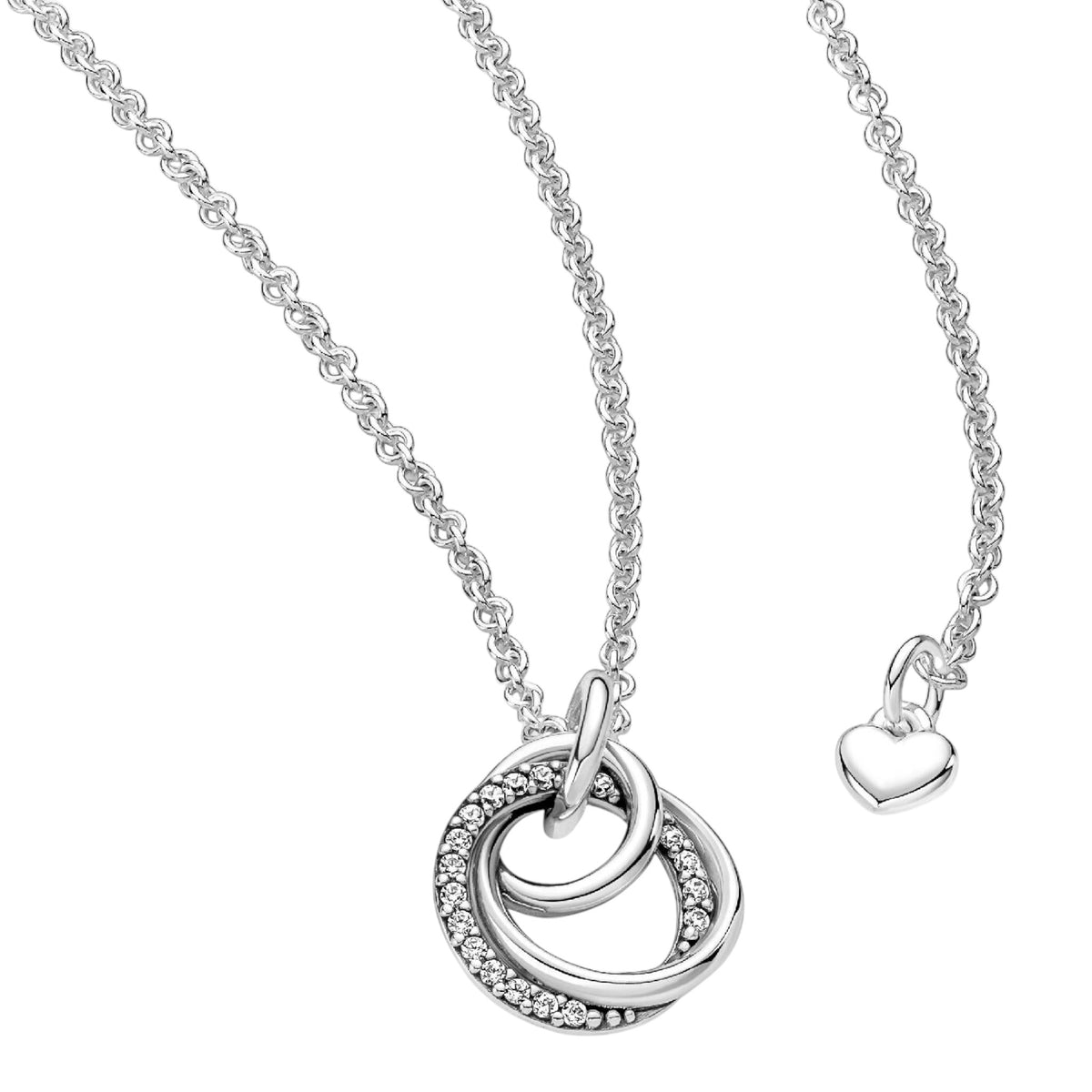 Halskette Always Together Silber mit Zirkonia