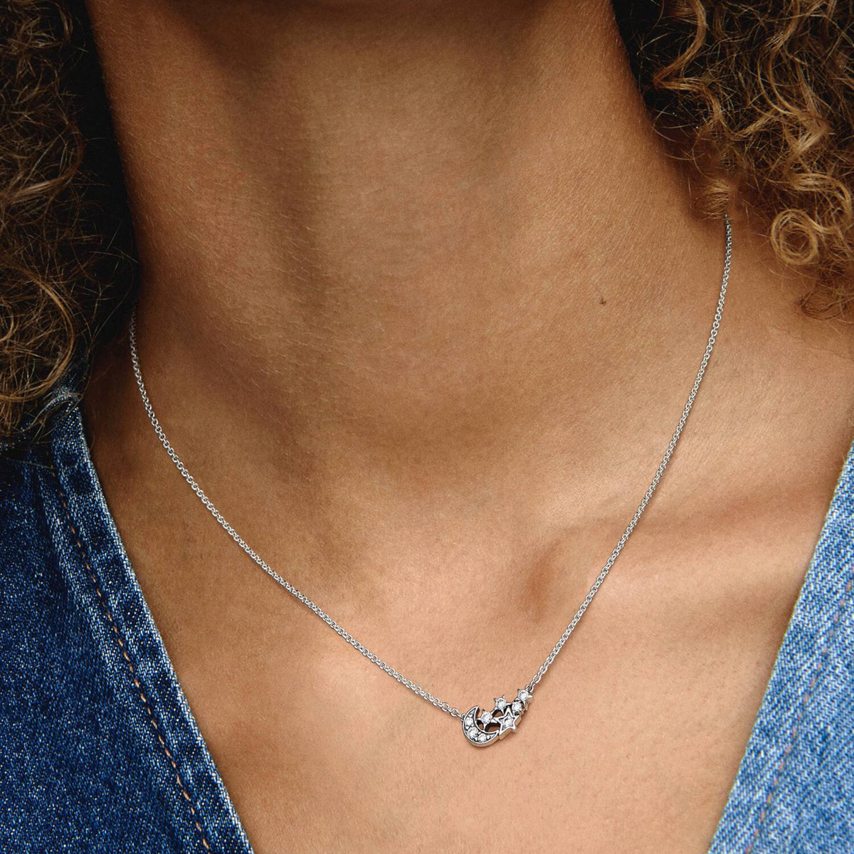 Kette Mond & Sterne
