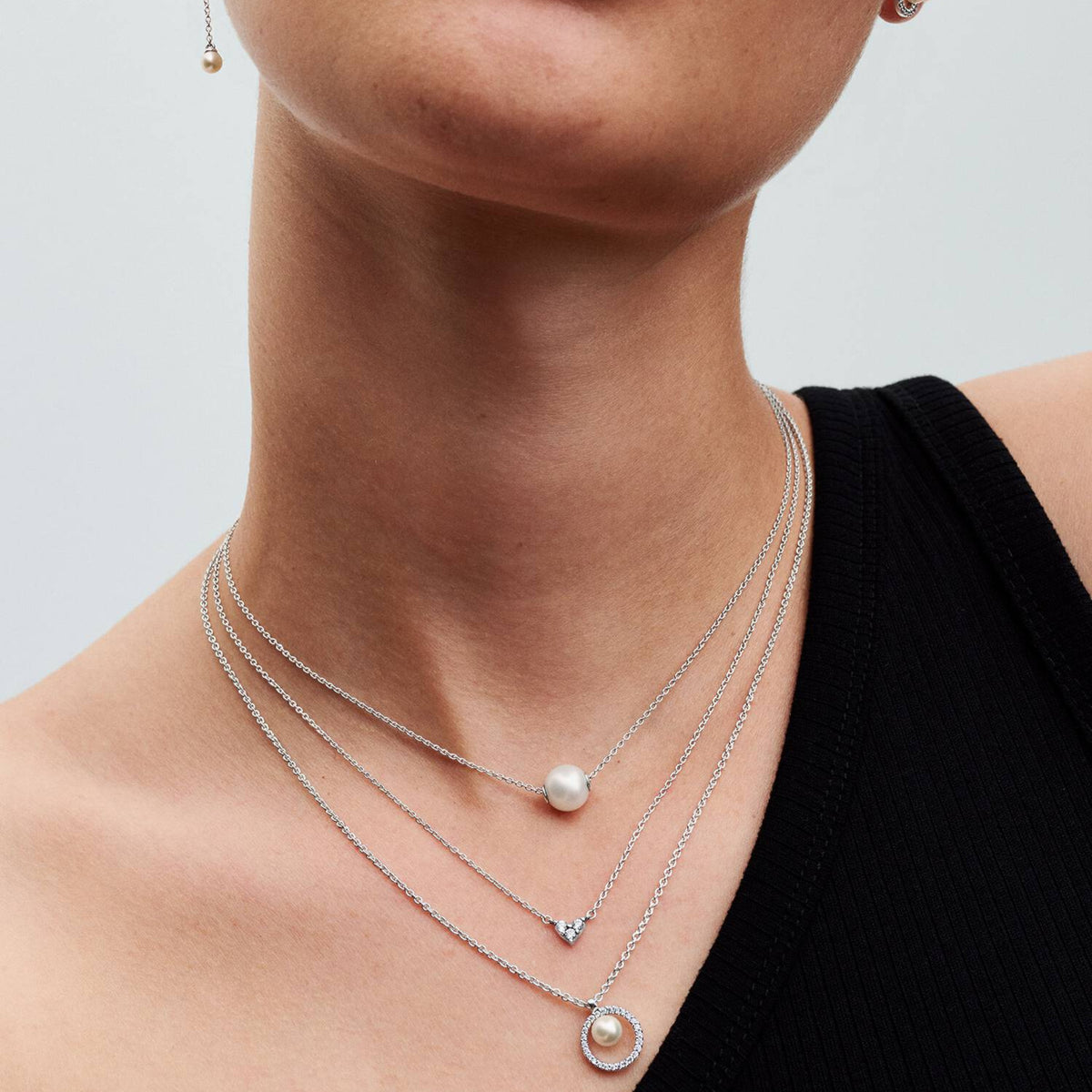 MOMENTS Collier mit Perlen Anhänger