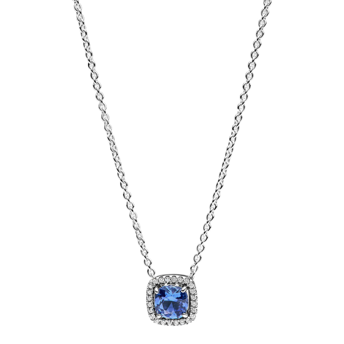 TIMELESS Halskette Zirkonia Blau