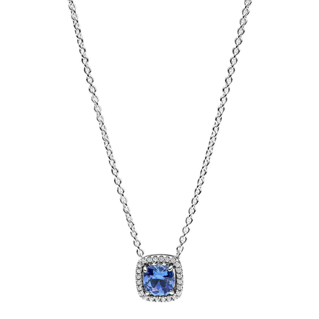 TIMELESS Halskette Zirkonia Blau