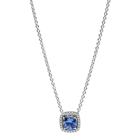 TIMELESS Halskette Zirkonia Blau