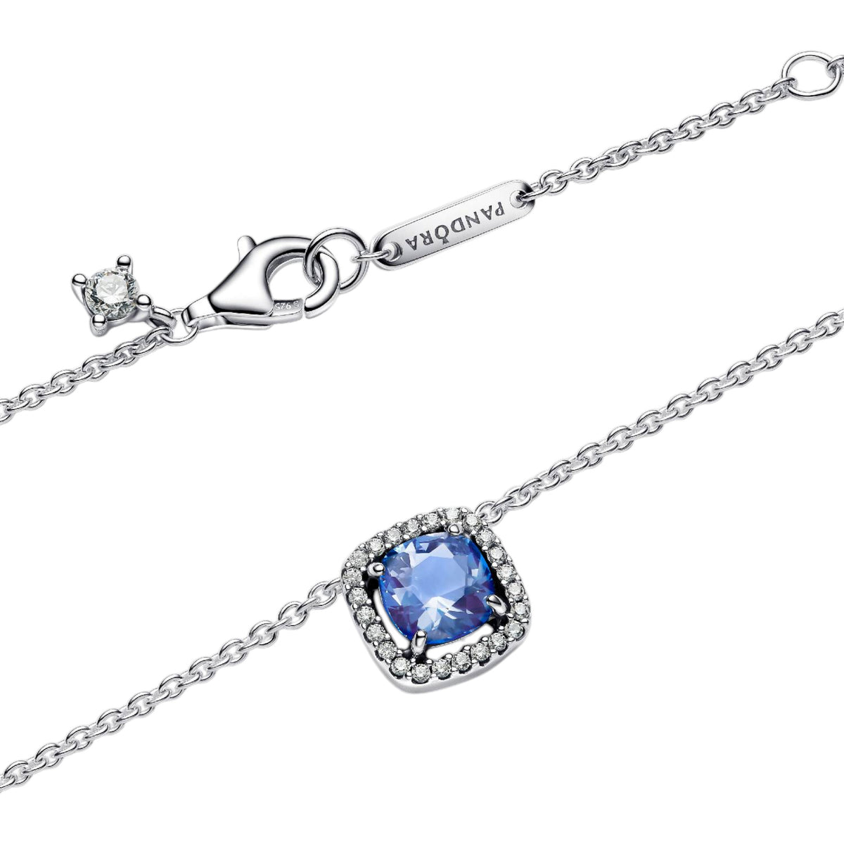 TIMELESS Halskette Zirkonia Blau