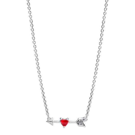 MOMENTS Kette Herz und Pfeil Zirkonia