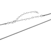 Schlangenhalskette Silber