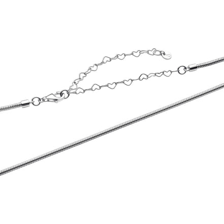 Schlangenhalskette Silber